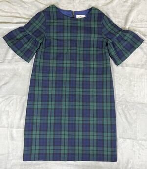 Vineyard Vines Size 0 Blackwatch Tartan Plaid Holiday Dress Preppy Xmas Party